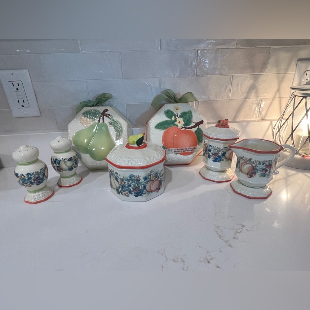 Vintage Avon Sweet Country Harvest set of 5
